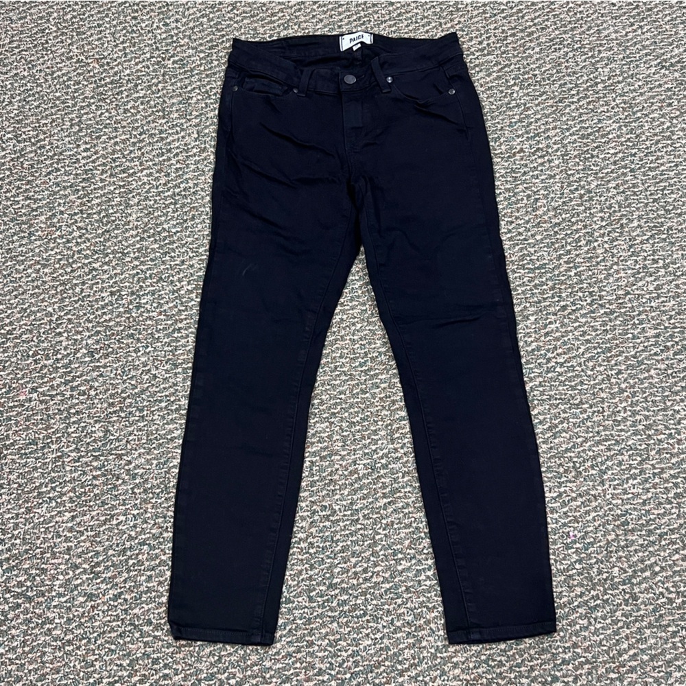 PAIGE Black Verdugo Crop Jeans Size 27 Women’s